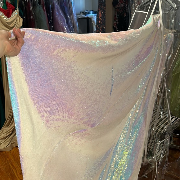 Ps6521S Iridescent Prom Gown - Picture 11 of 11